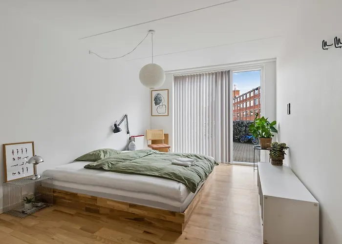 公寓 Spacious 100sqm Nordic Designer With 2 Large Bedrooms In Amager