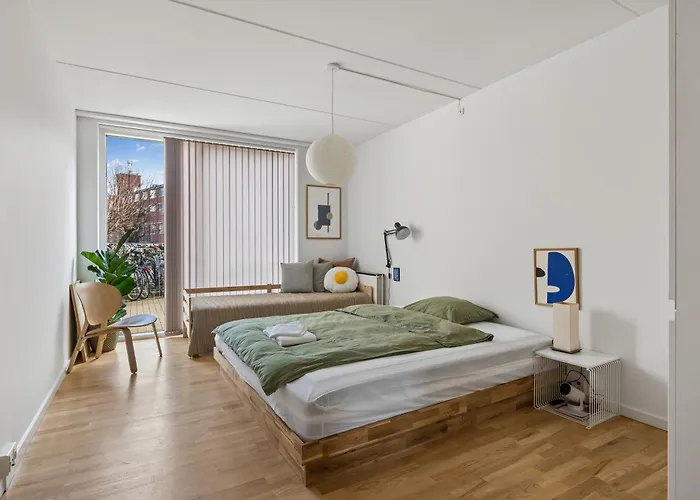 公寓 Spacious 100sqm Nordic Designer With 2 Large Bedrooms In Amager 哥本哈根